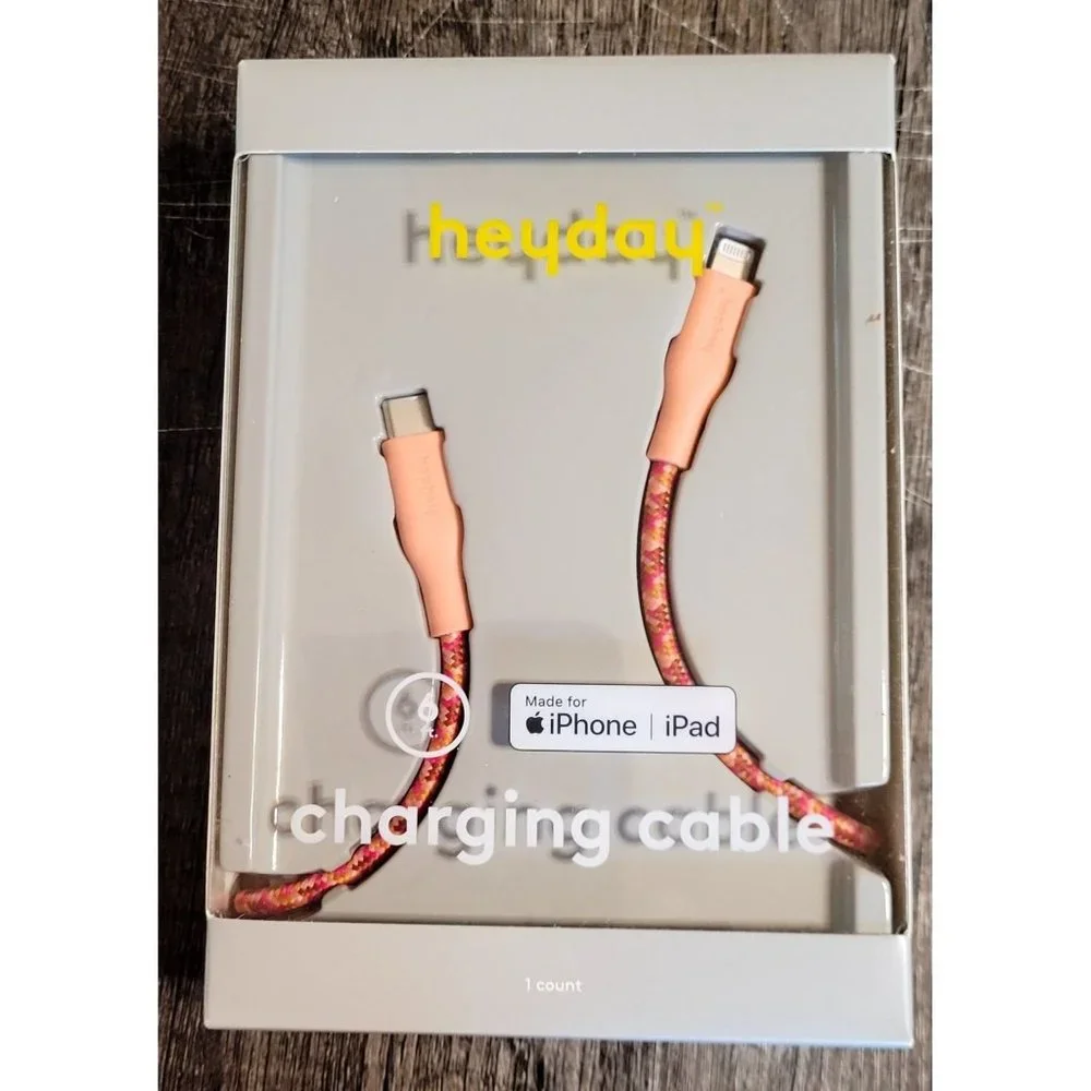 Heyday 6 ft Micro USB to USB-A Charging Cable